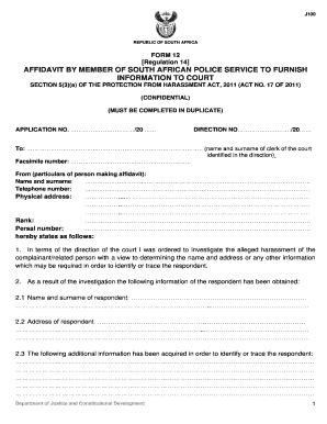 south african police service act pdf