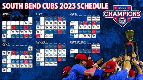 south bend cubs schedule 2023