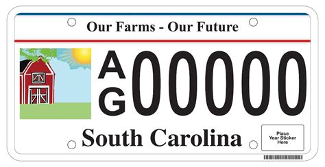 south carolina farm tags