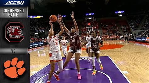 south carolina vs clemson women's basketball