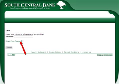 south central bank online banking login