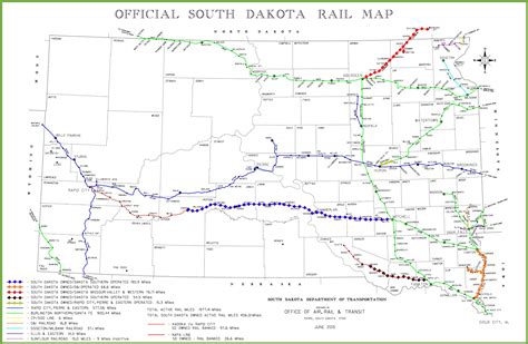 south dakota railroad map