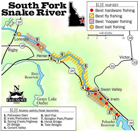 South Fork Snake River Map