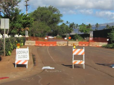 south kihei road closure