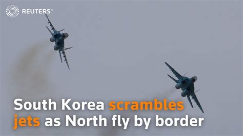 south korea scrambles jets