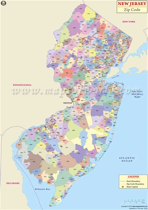 South New Jersey Zip Codes
