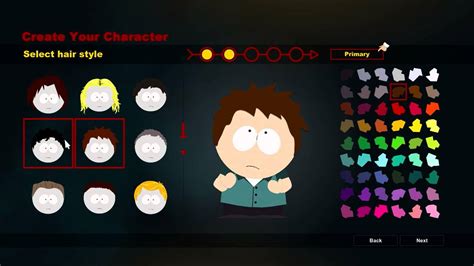 south park studios create a character