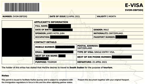 south sudan e visa