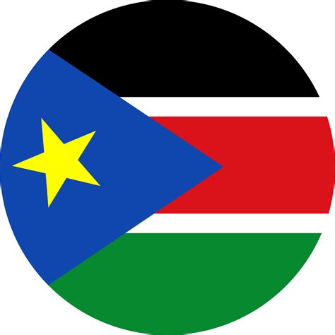 south sudan flag circle