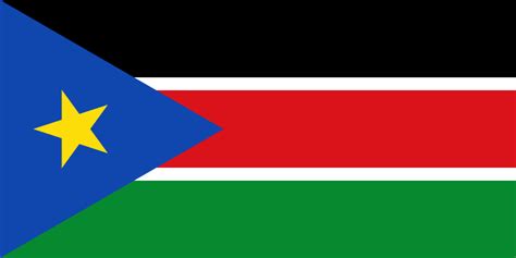 south sudan flag svg