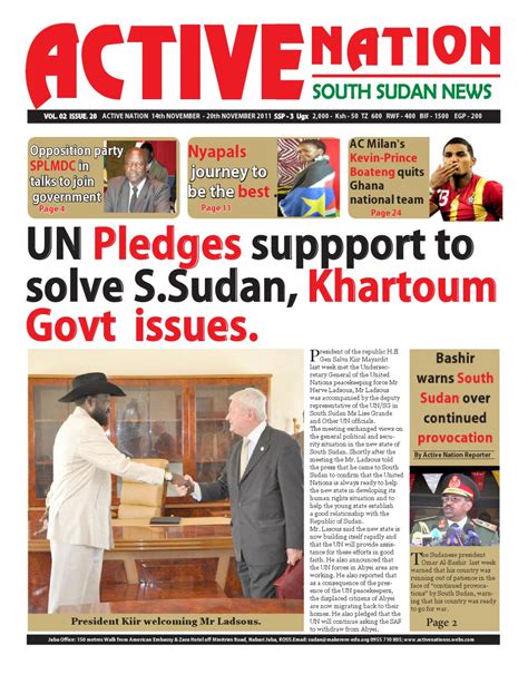 south sudan newspapers today