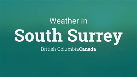 south surrey weather today