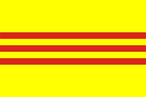 south vietnam flag colors