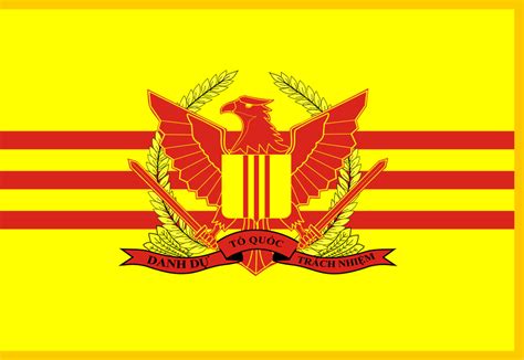 south vietnam flag during vietnam war