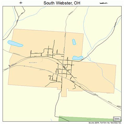 South Webster Ohio Map