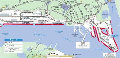 southampton docks cruise terminal map