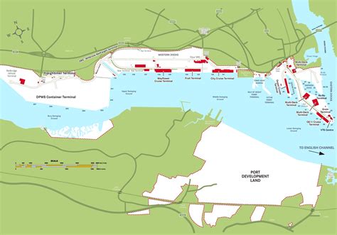 southampton england port map