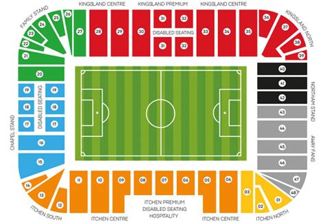 southampton football stadium seating
