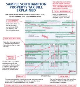 southampton ny tax bills