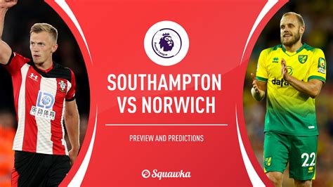 southampton vs norwich prediction