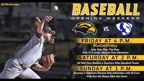 southern mississippi baseball schedule