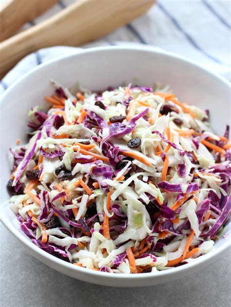southern style coleslaw with raisins recipe