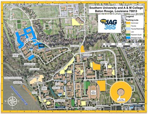 southern university campus map