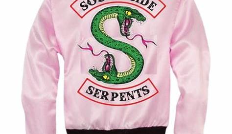 Southside Serpent Jacket Pink Print Logo Riverdale s /Black s