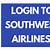southwest airlines login