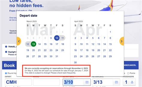Southwest Airlines Schedule Changes