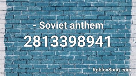 soviet anthem earrape roblox id