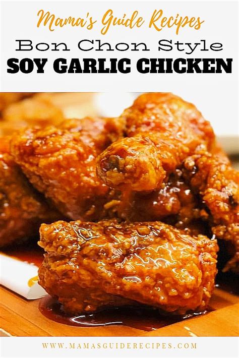 BonChon Soy Garlic Chicken Wings Recipe Craveworthy
