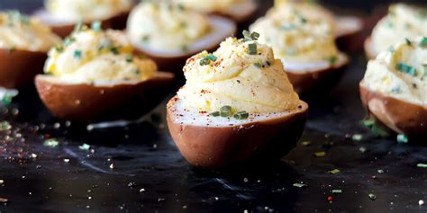Soy Marinated Deviled Eggs