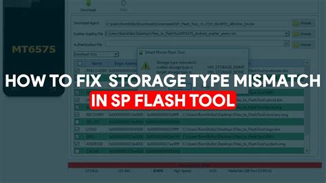 Sp Flash Tool Error Hw Storage Emmc