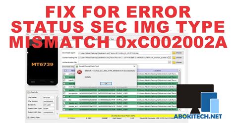 Sp Flash Tool Status Da Selection Error