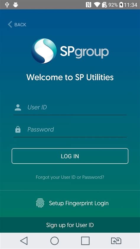 sp group utilities login