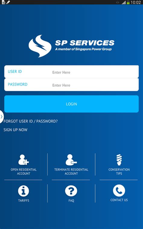 sp services log in