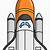 space shuttle animated png