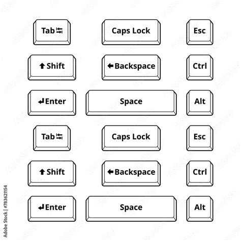 Space Bar Caps Lock Key
