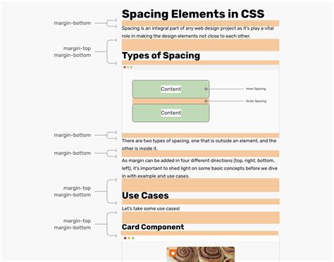 Space Between Block Elements Css