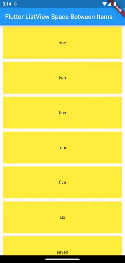 Space Between Lines Text Flutter