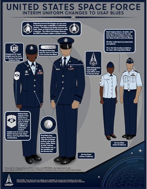 space force dress uniform regulation