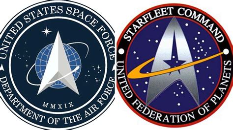 space force logo star trek