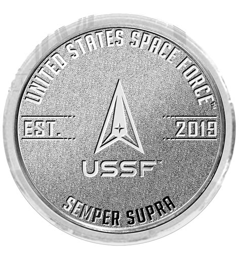 space force silver coin