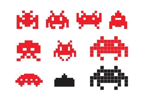 space invaders image vector