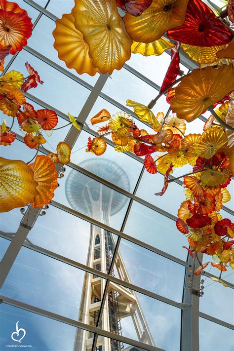 space needle and chihuly