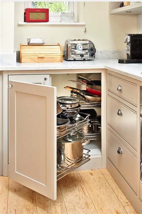 Space Saving Corner Kitchen Cabinets