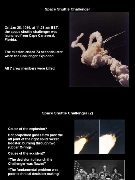 space shuttle challenger pdf