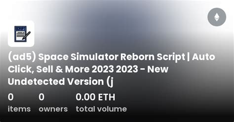 Space Simulator Reborn Script