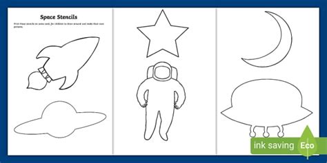 Space Stencils Printables